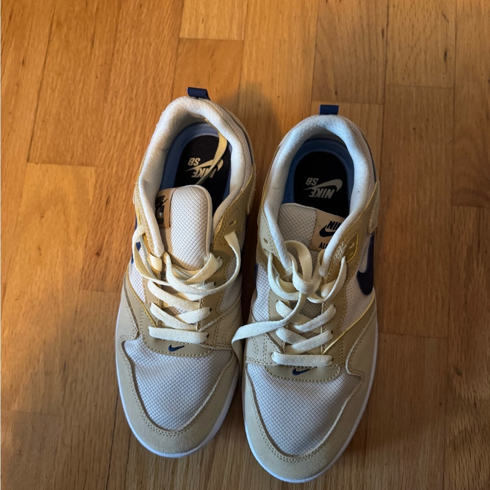 Nike SB Beige and Navy Sneakers